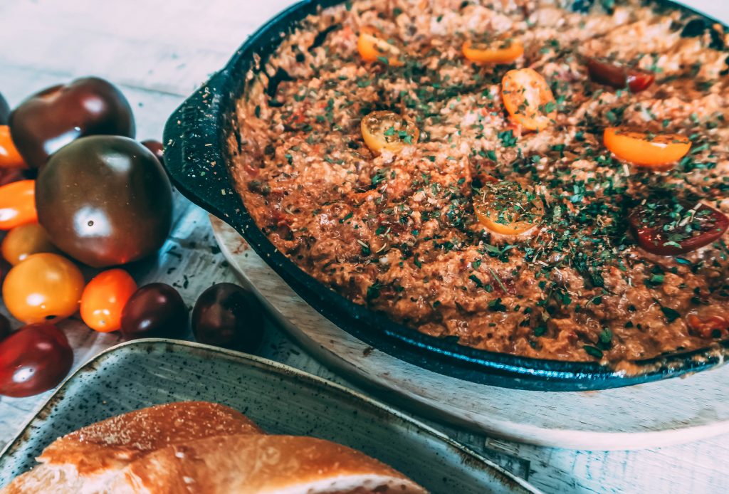 Menemen Türkische Eierpfanne mit Tomaten