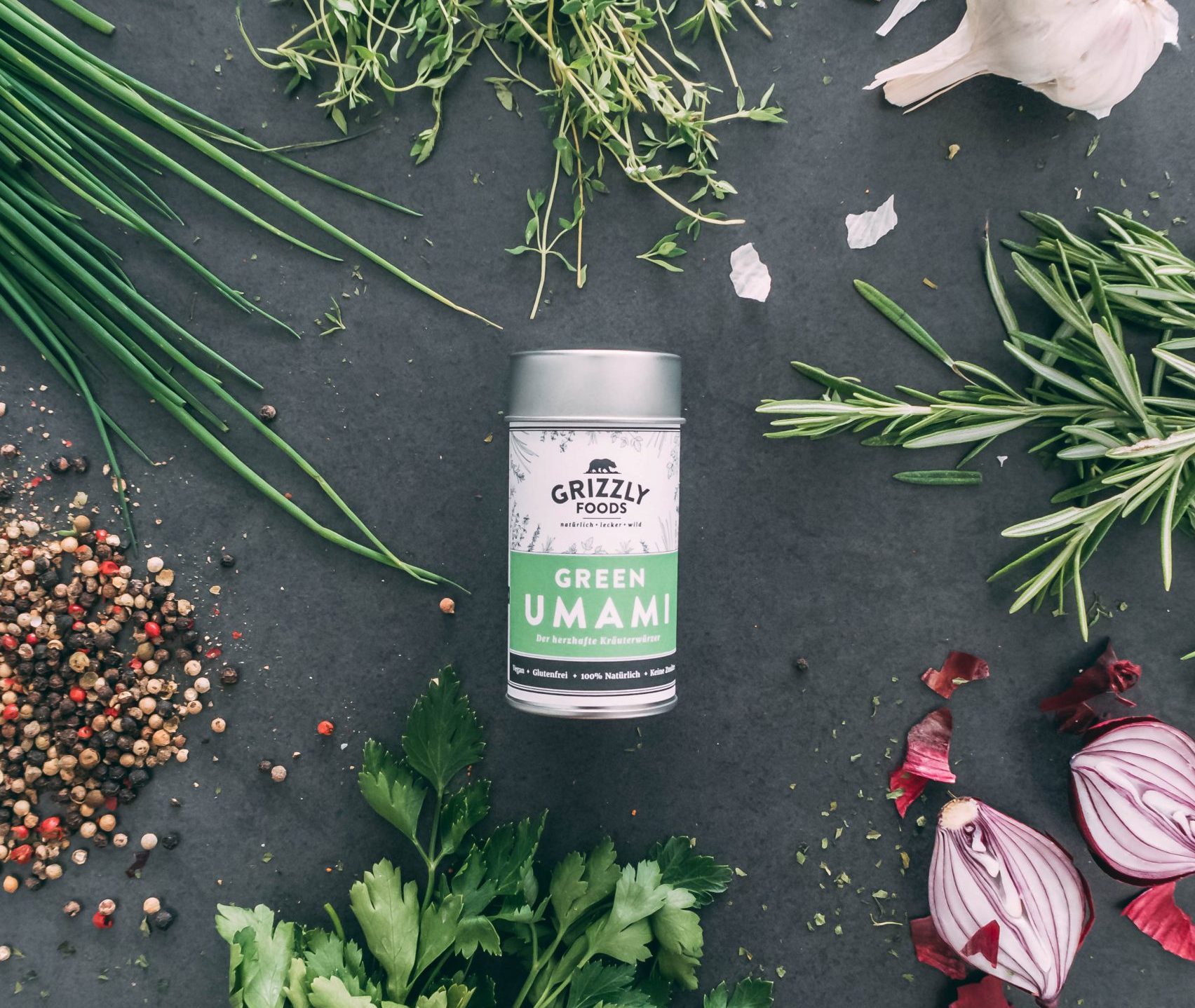 Süßkartoffelsalat mit Ziegenkäse und Cranberries • Grizzly Foods