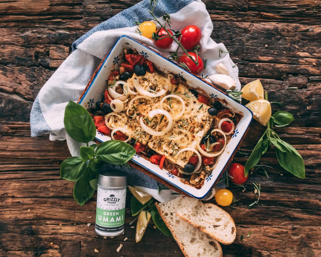 Gebackener Schafskäse mit Green UMAMI