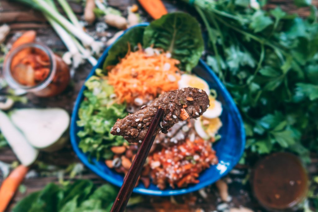 Bulgogi Rezept Essstäbchen