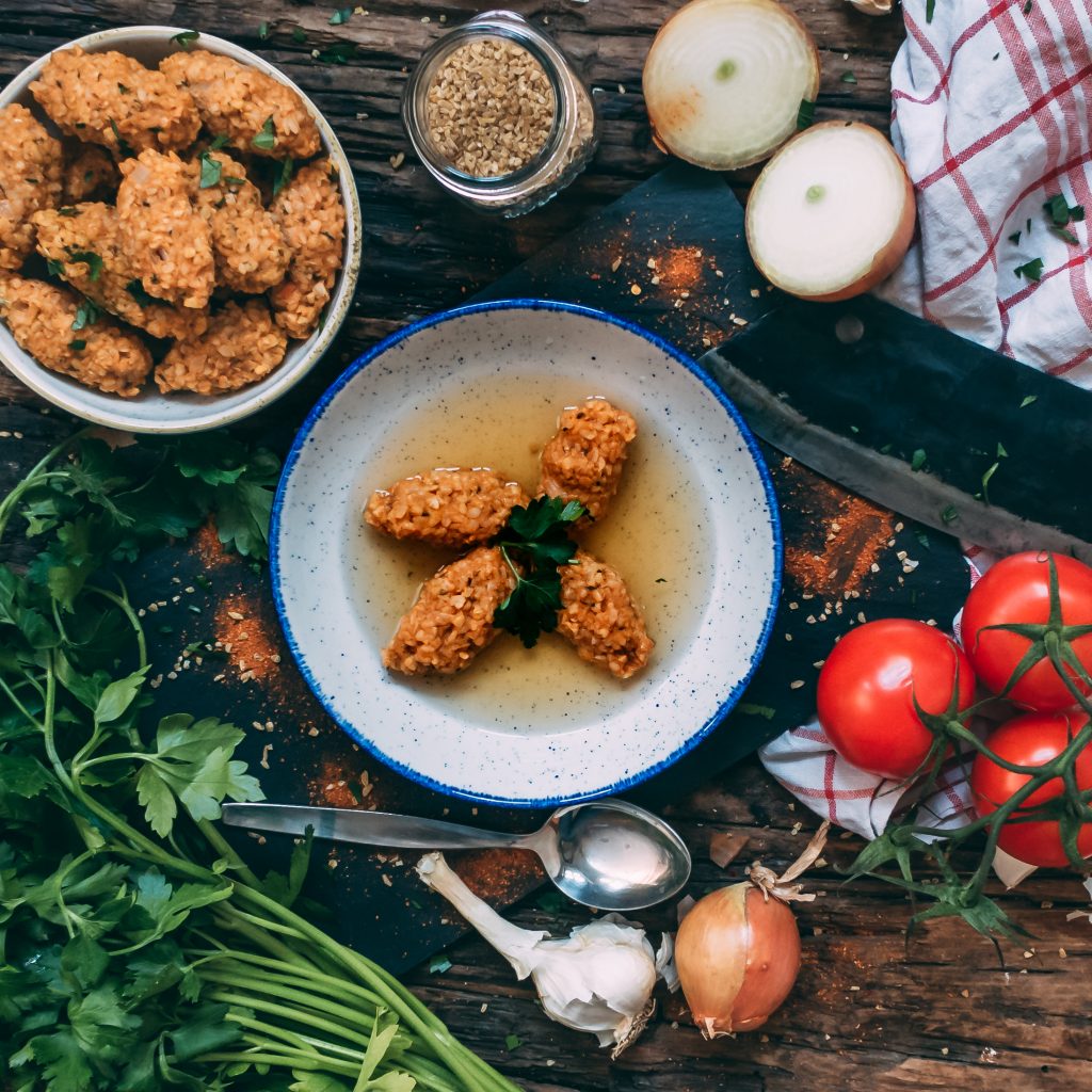 bulgur nocken Teller