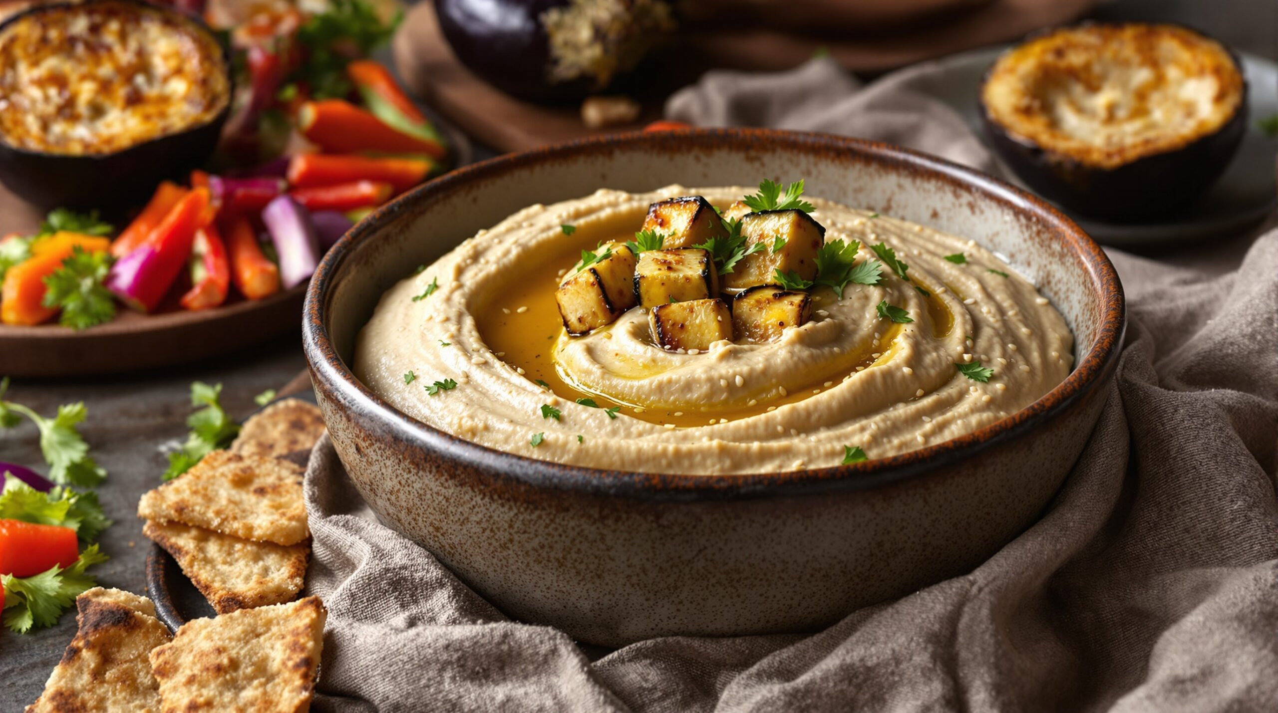 auberginen hummus