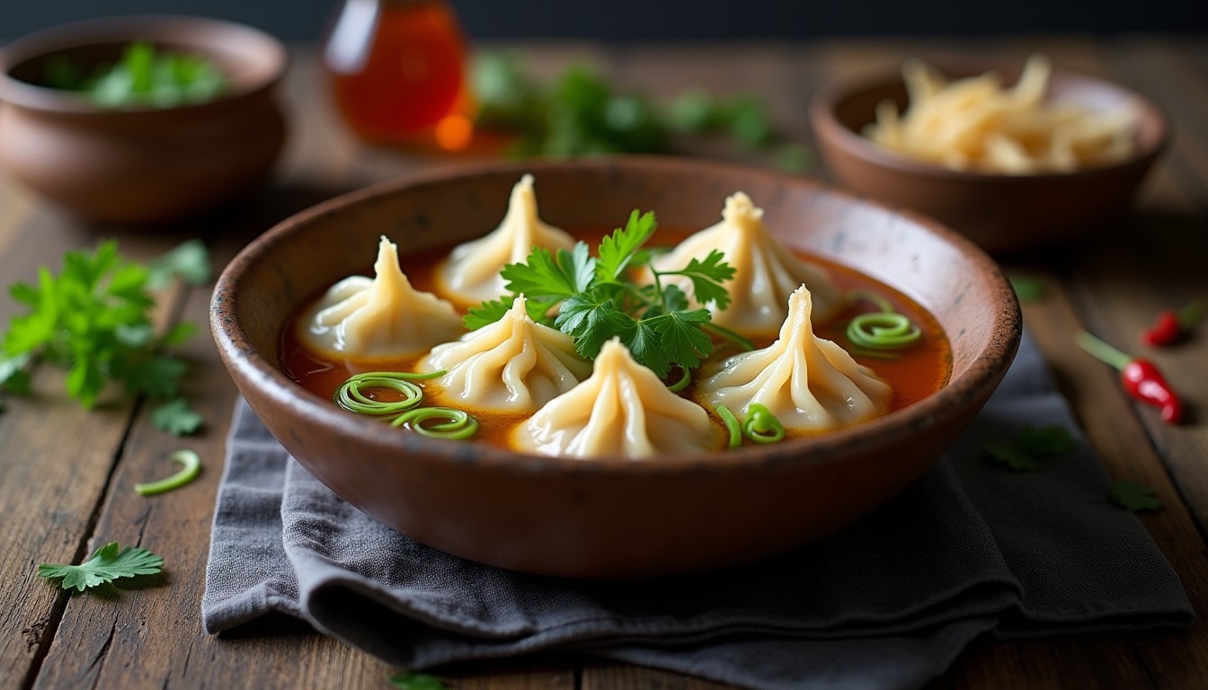 bone broth dumplings