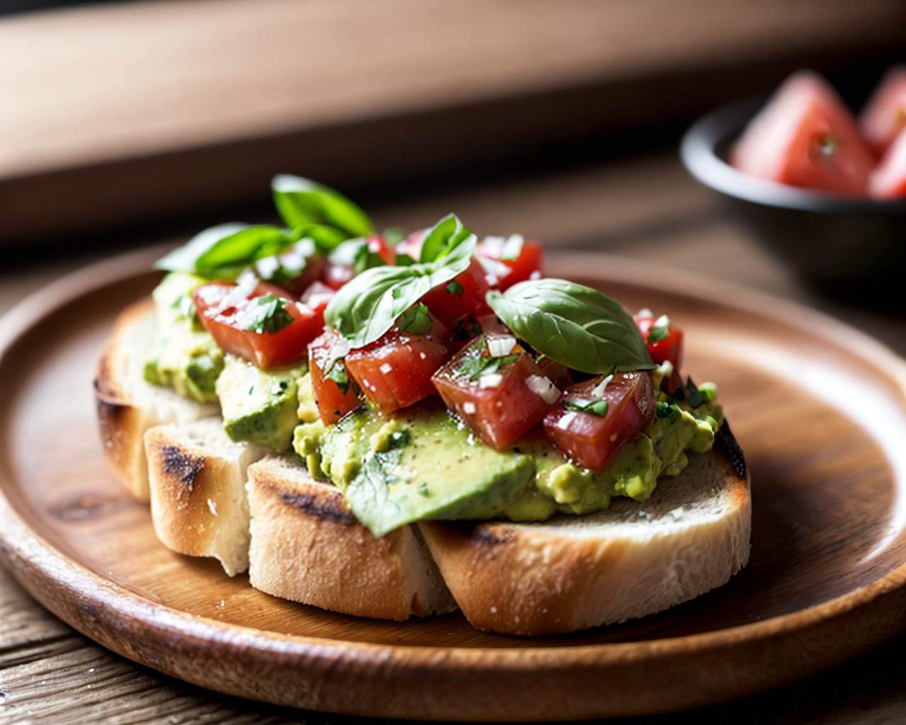 Bruschetta mit Avocado