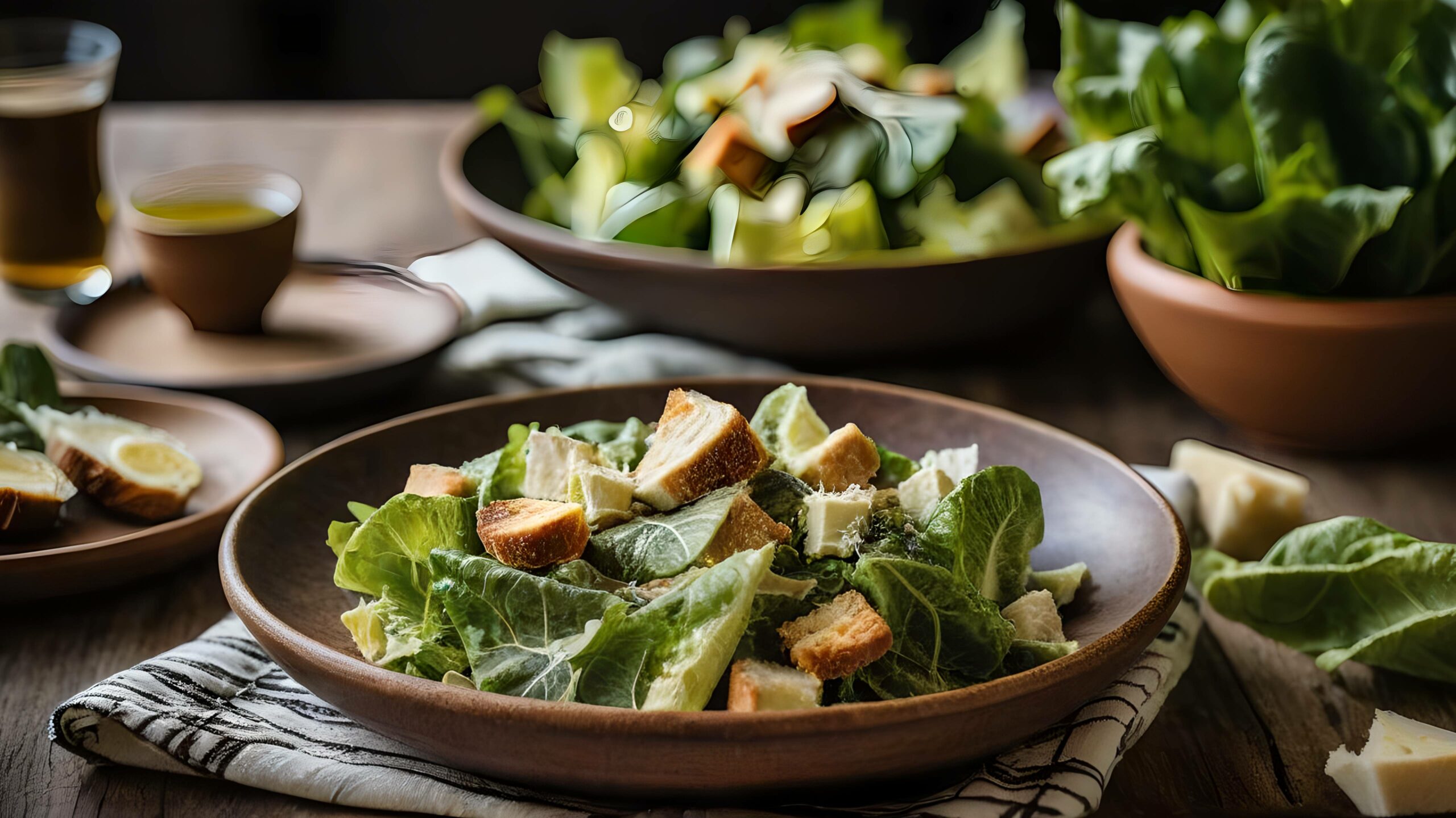 caesar salad schnell und einfach