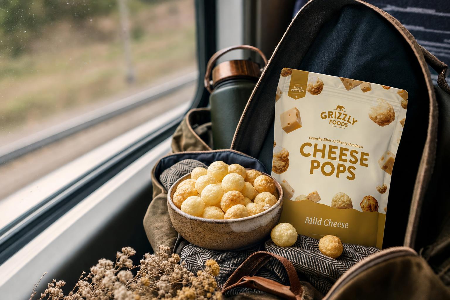 Cheese Pops im Rucksack ohne Kühlung