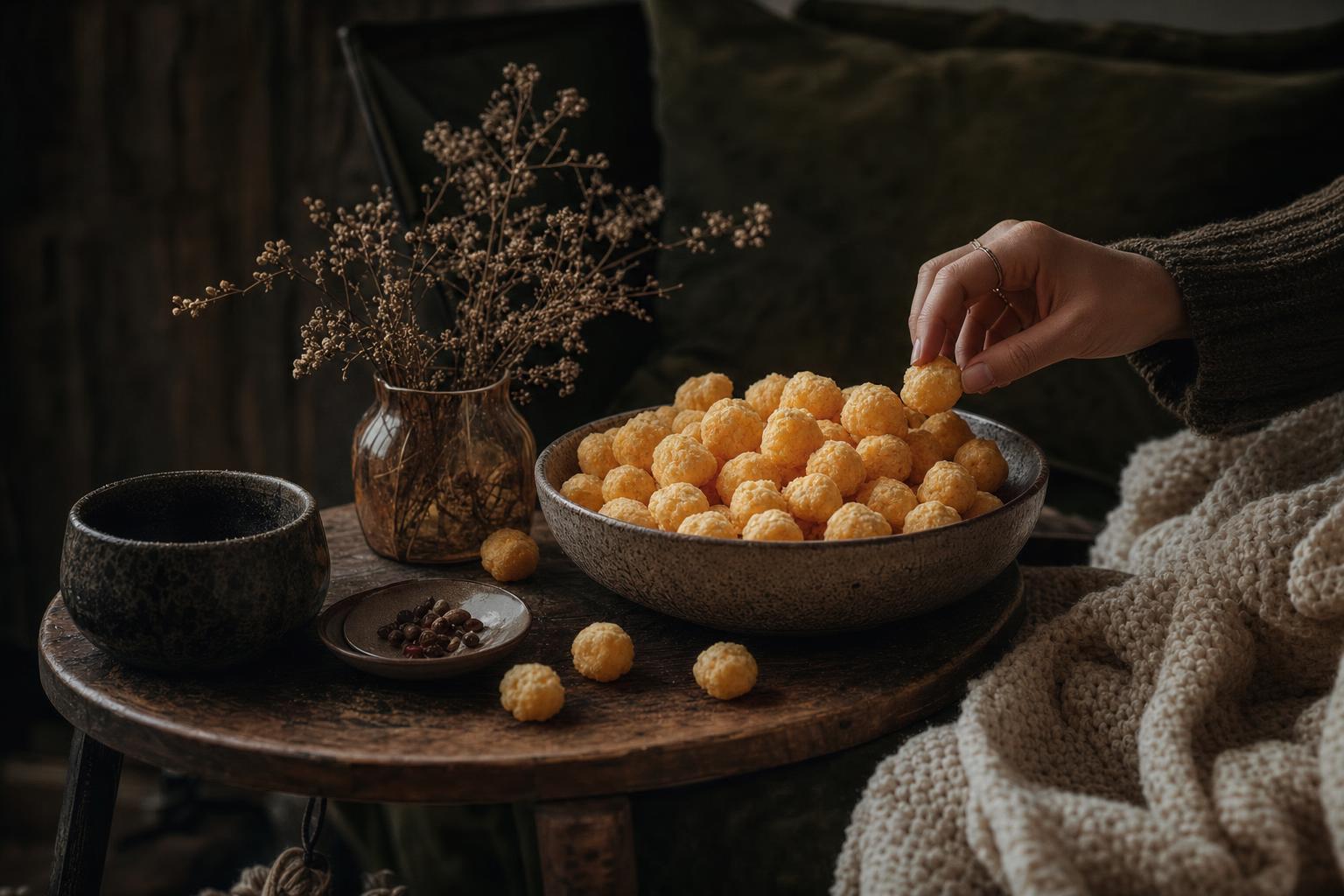 Cheese Pops auch als Couch-Snack