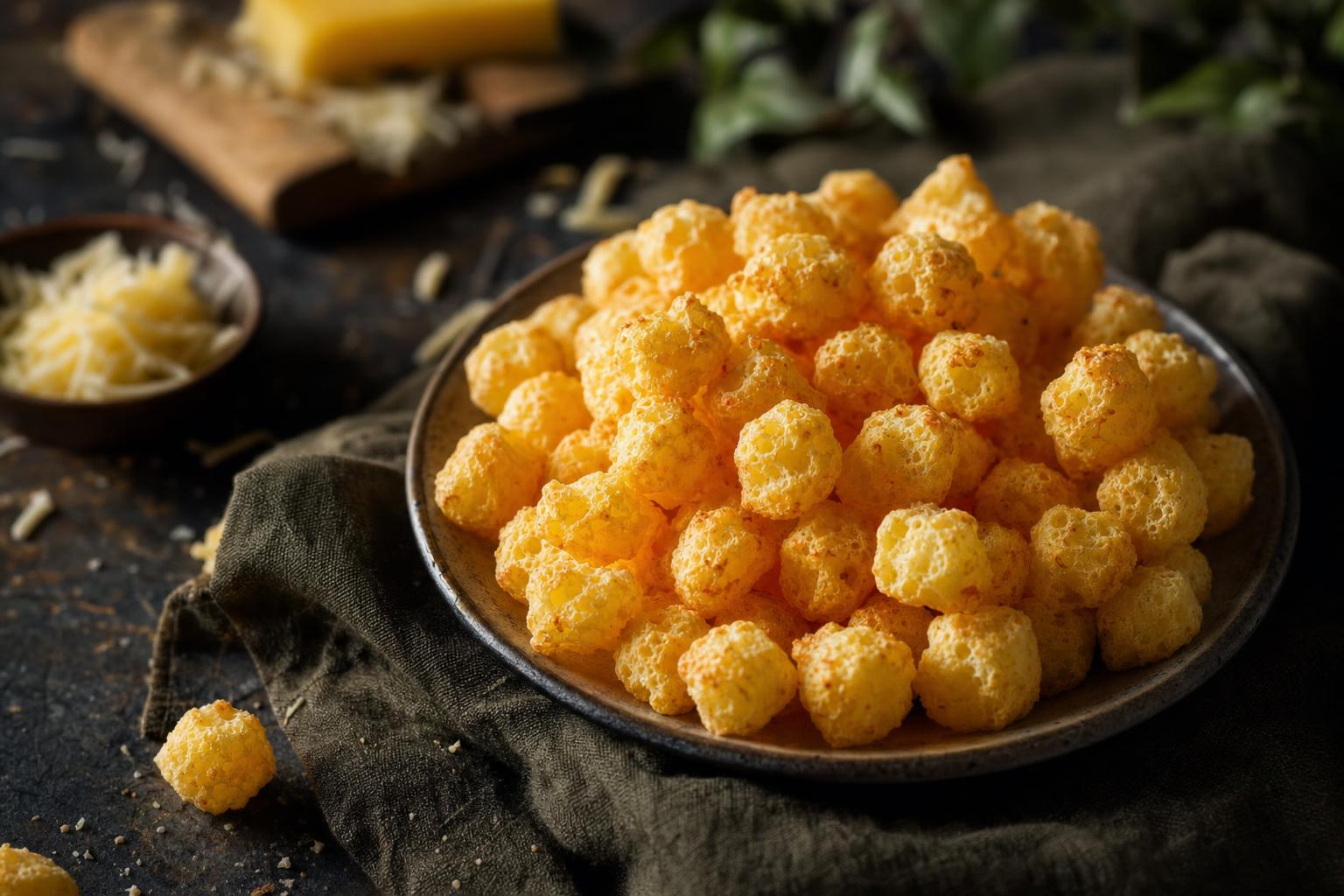 Cheese Pops FAQ Detailaufnahme Crunch