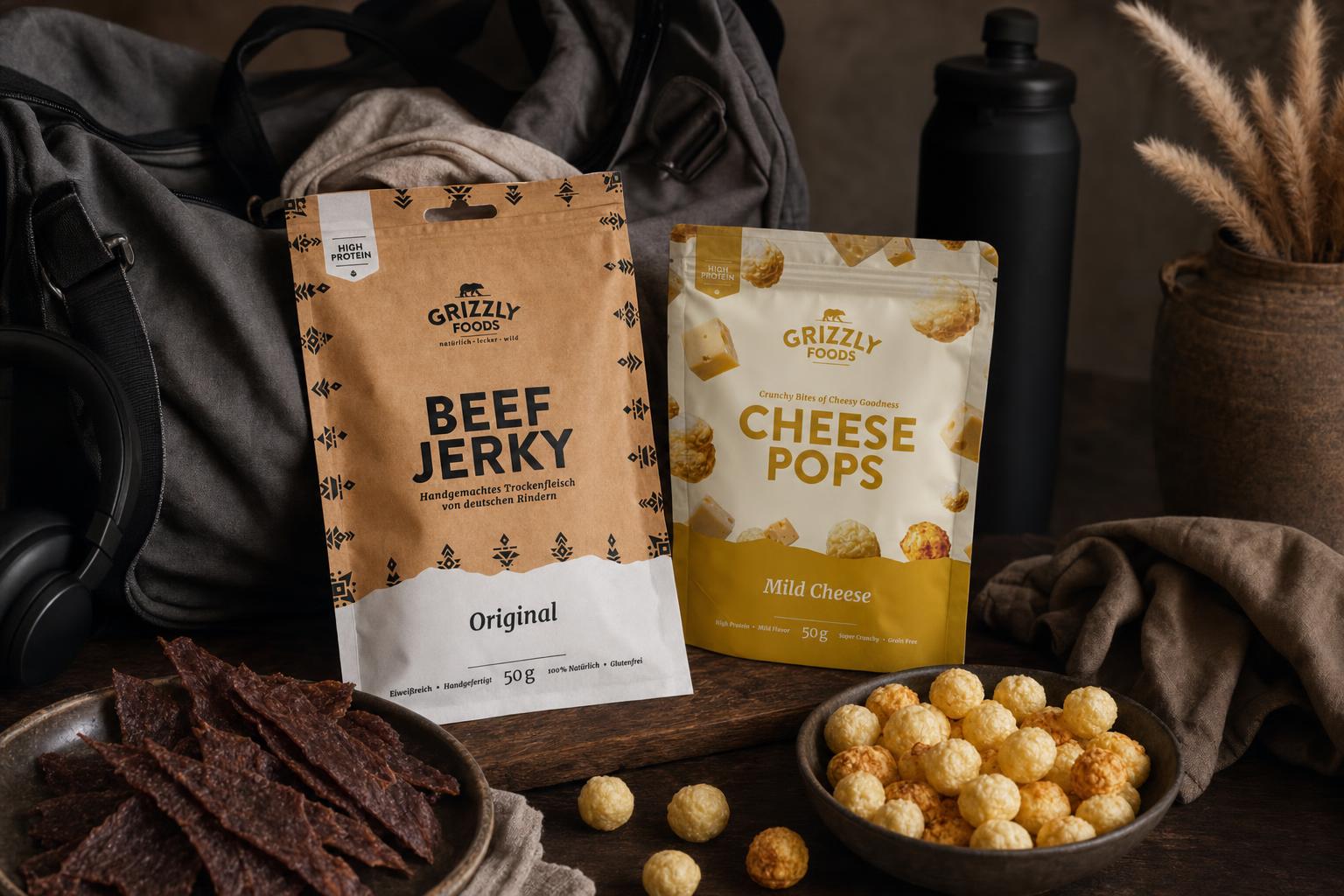 Trainingstasche mit Pops und Jerky Auswahl