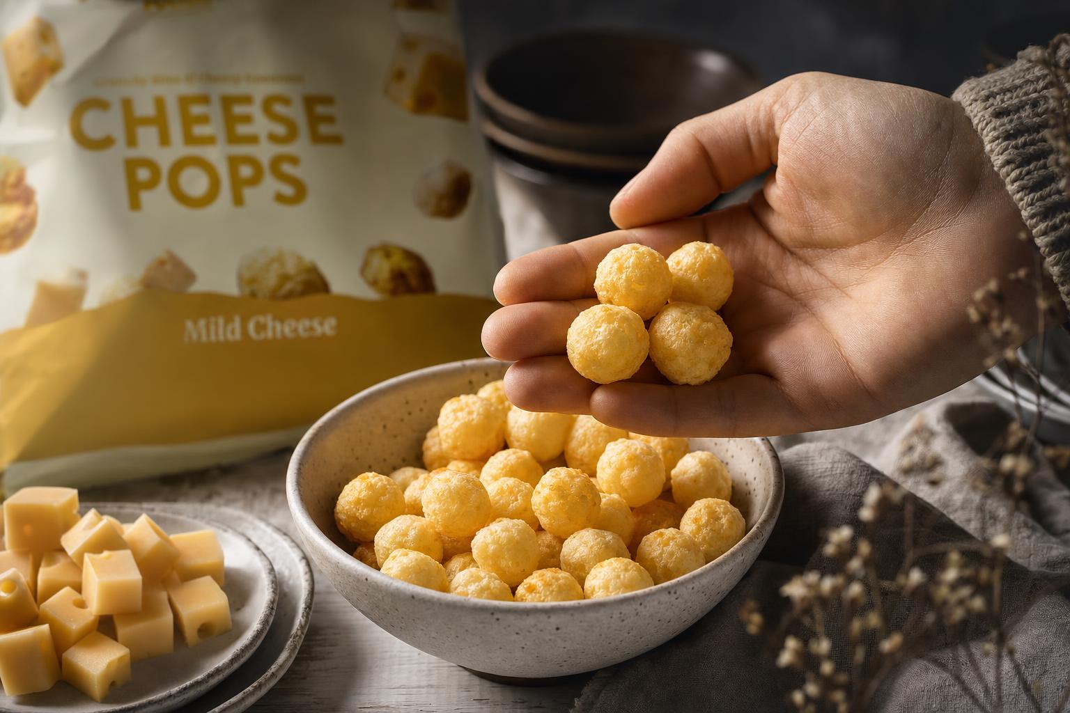 Alltagssnack Cheese Pops Mild