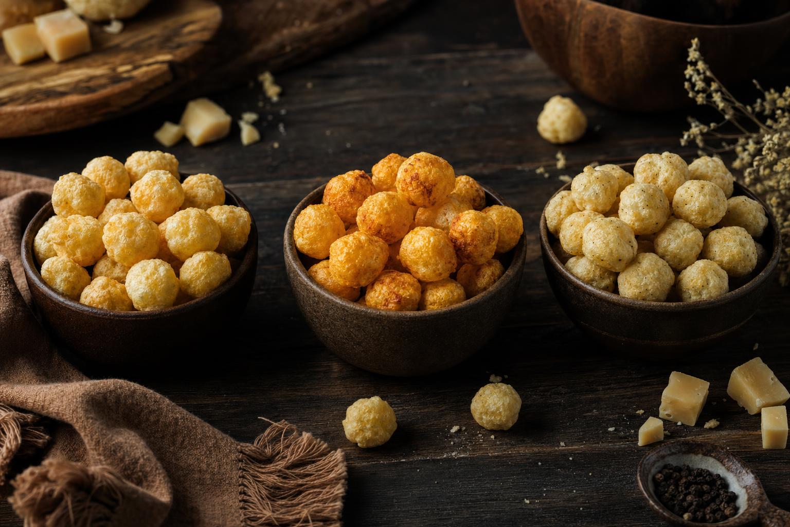 Cheese Pops Sorten – Mild, Strong oder Sour Cream & Onion? Cheese-Pops-Sorten im Vergleich