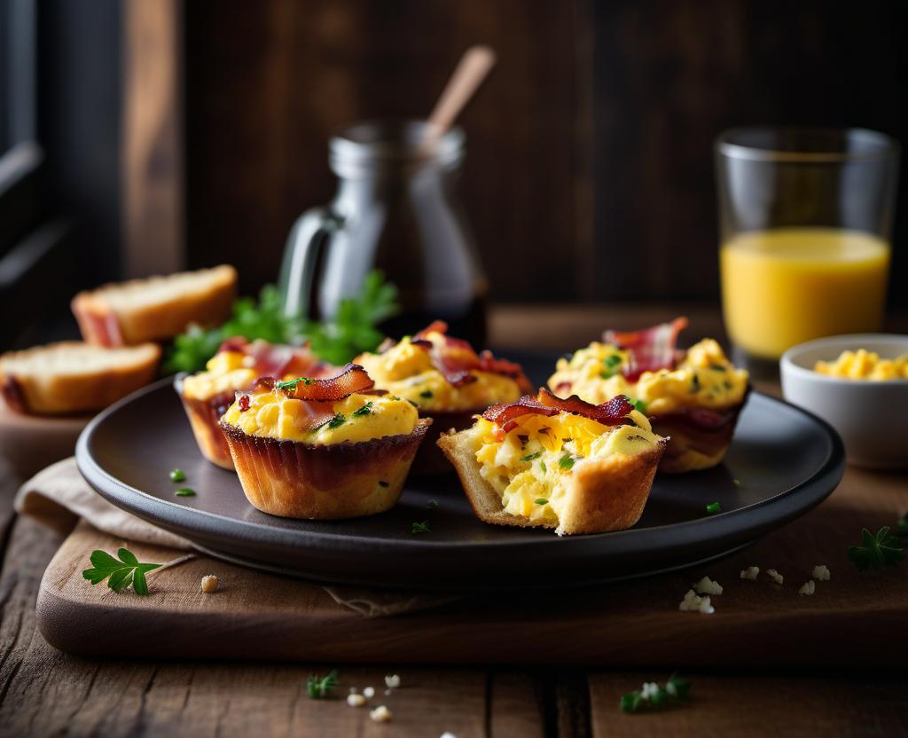 frühstücksmuffins im airfryer