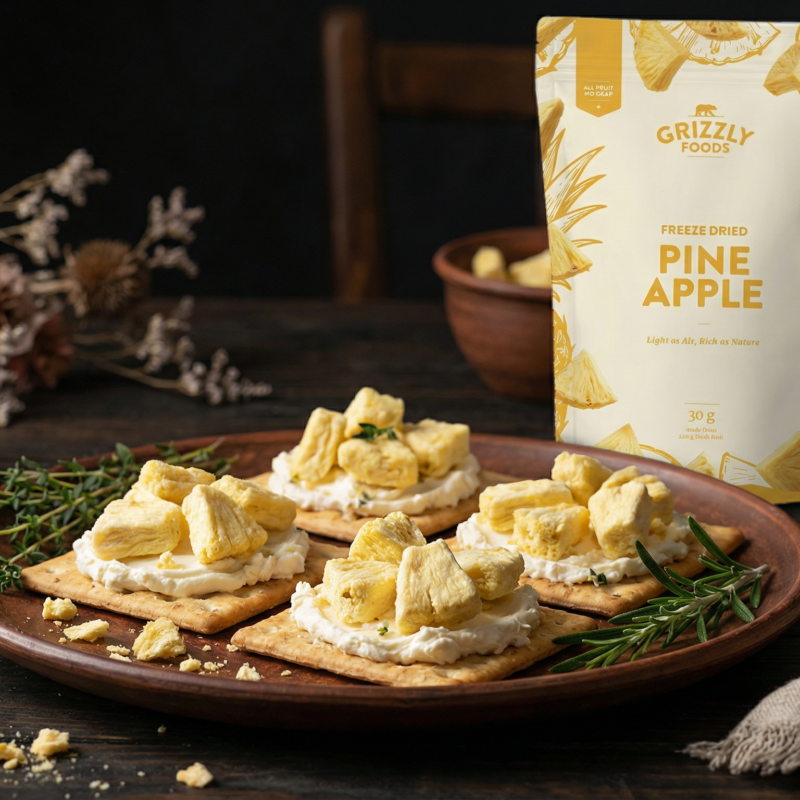 gefriergetrocknete ananas rezept