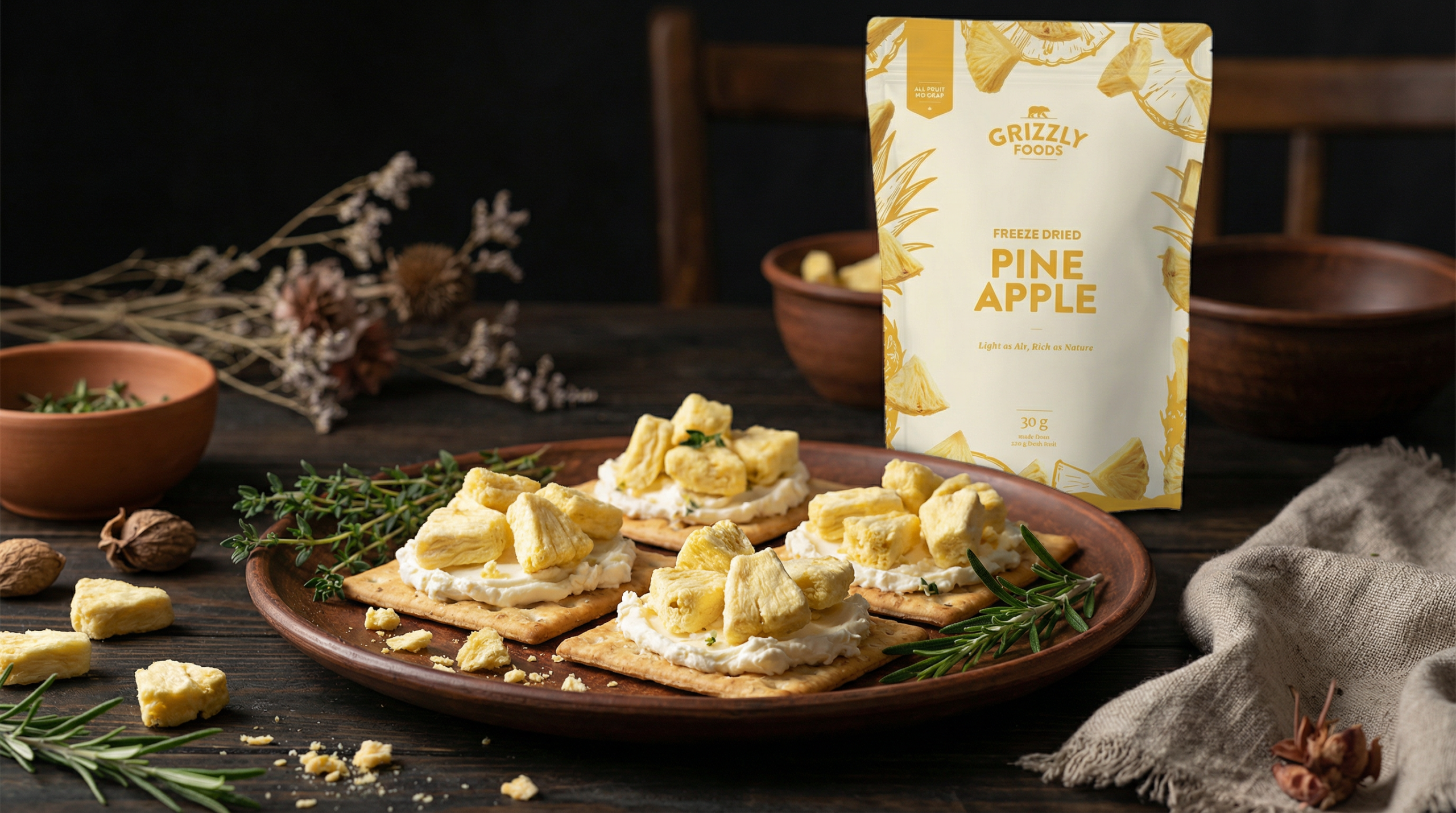 gefriergetrocknete ananas rezept