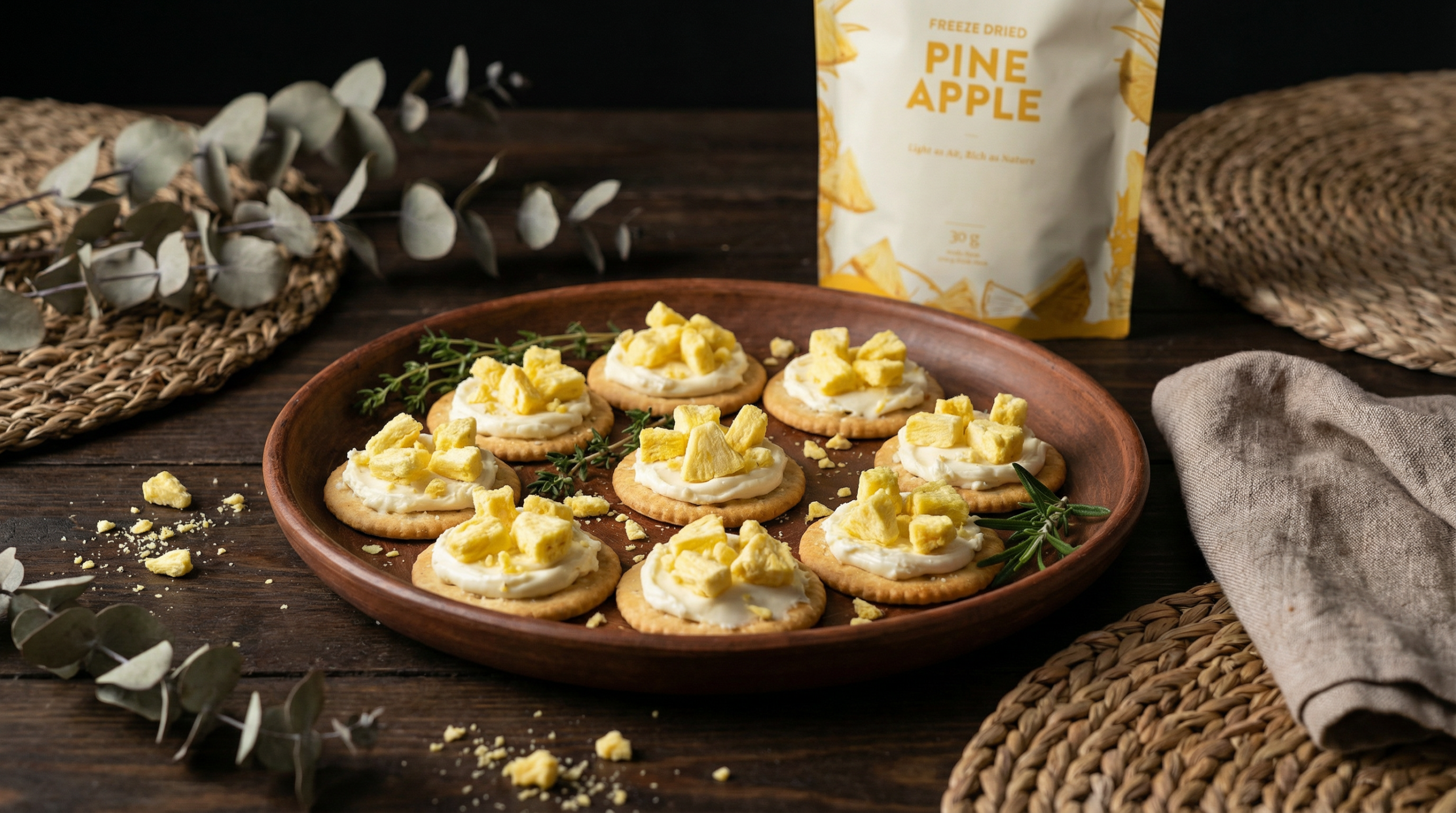 gefriergetrocknete ananas