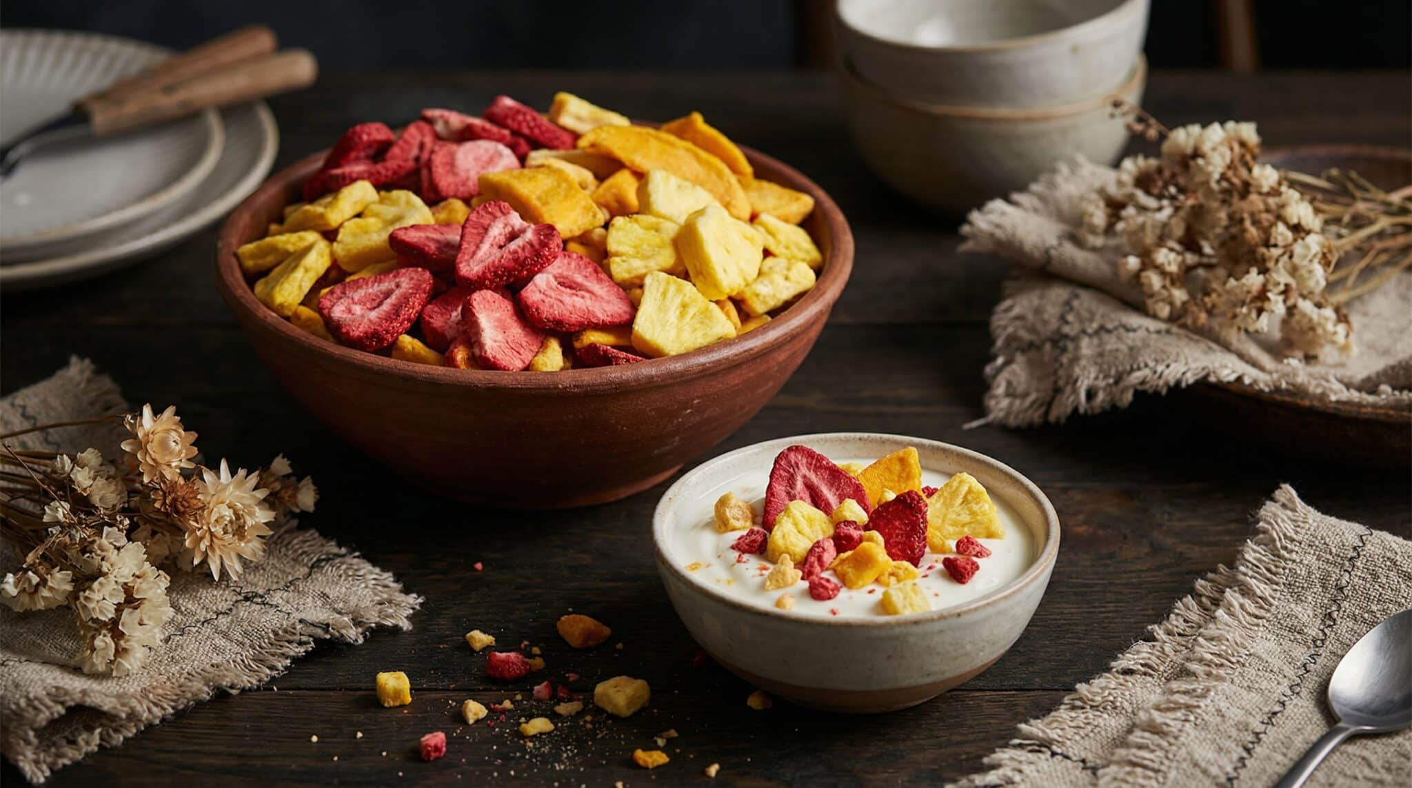 gefriergetrocknete früchte