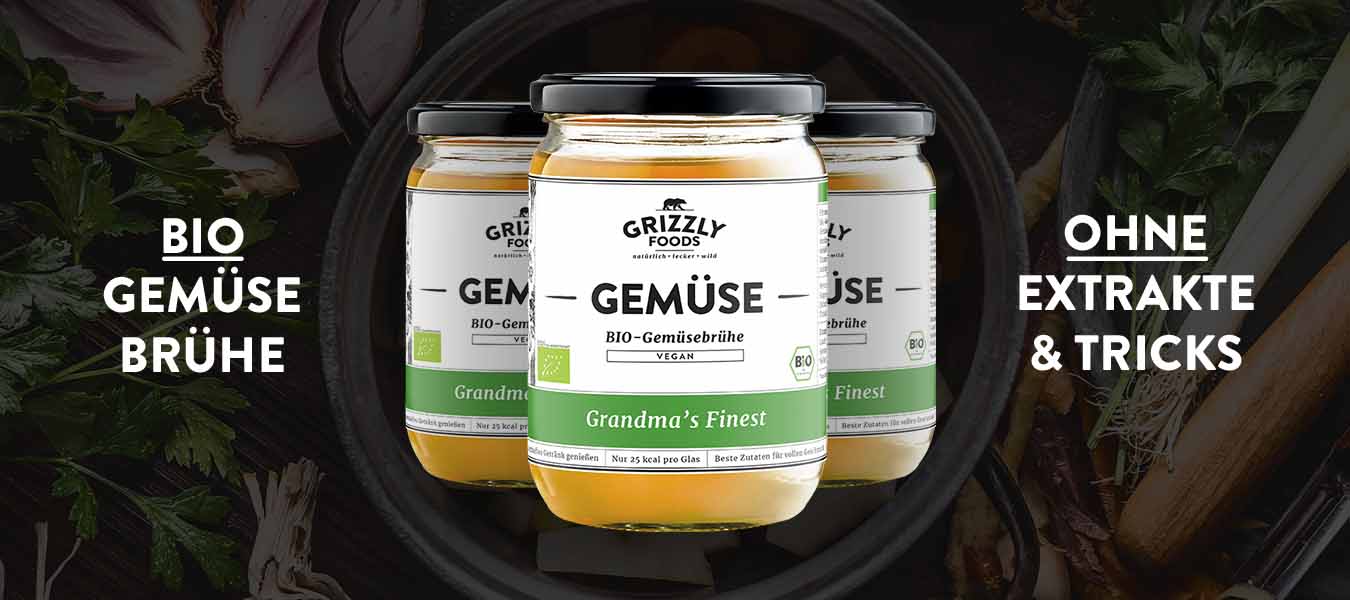 Bio-Gemüsebrühe von Grizzly Foods