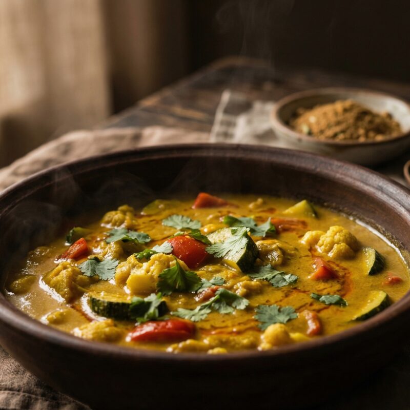 gemüsebrühe rezepte curry one pot