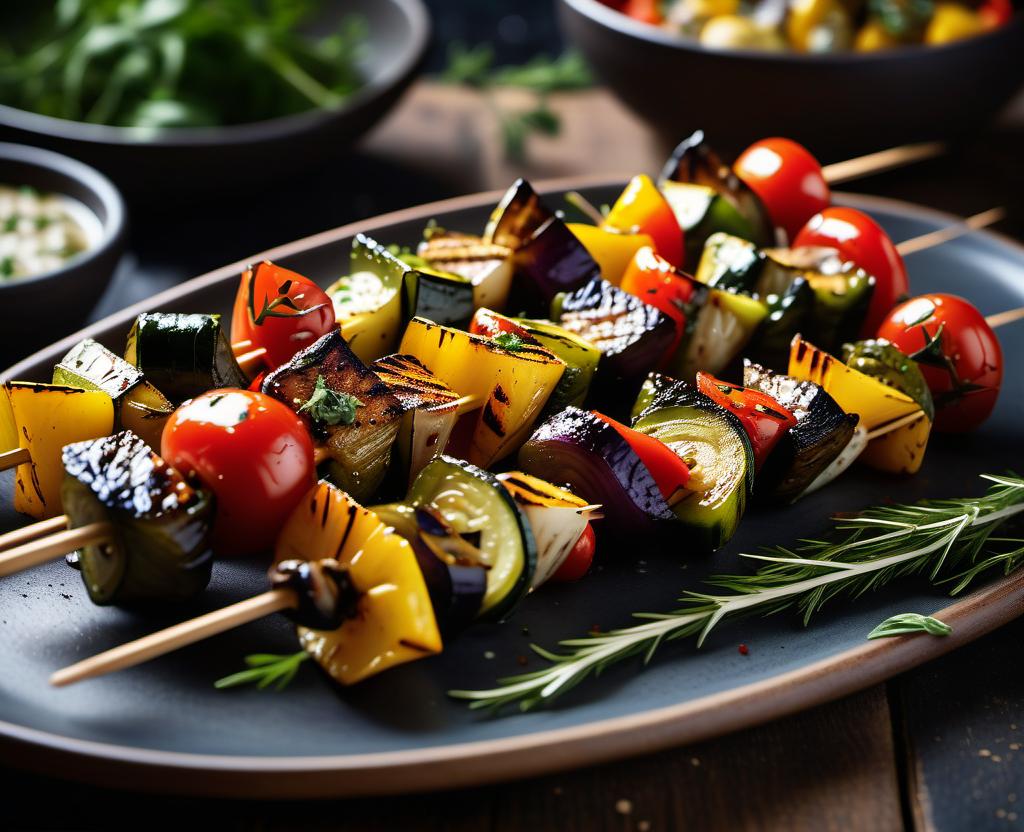gemüsespieße im airfryer