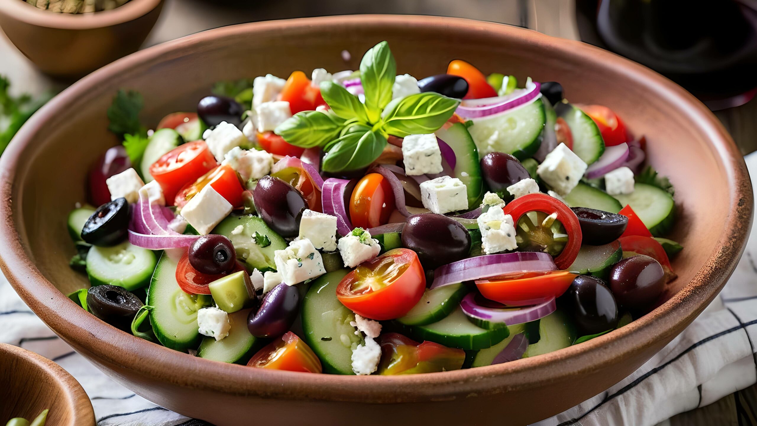 griechischer salat schnell und einfach