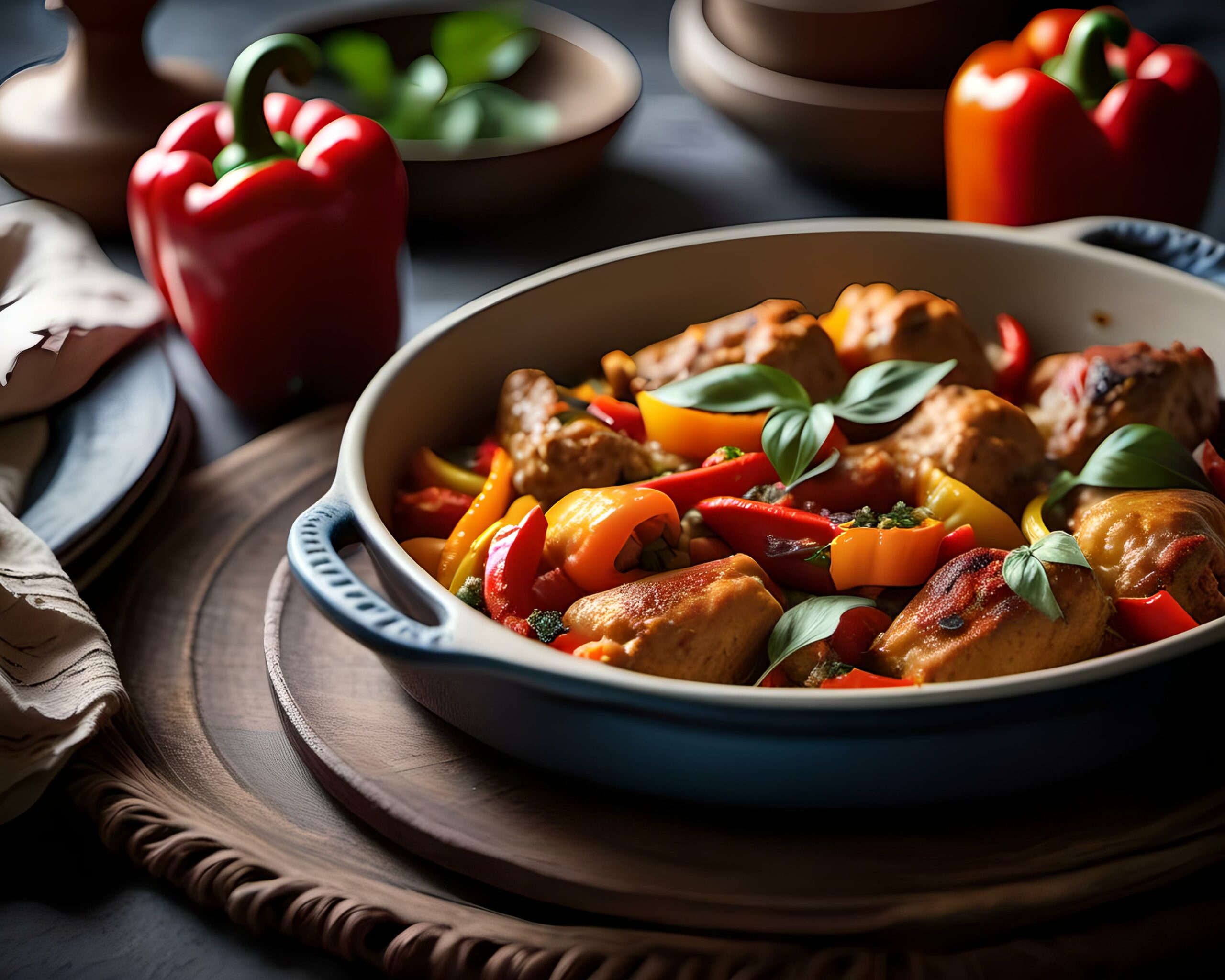 Herbstlicher Hähnchenauflauf mit cremiger Kürbissoße • Grizzly Foods