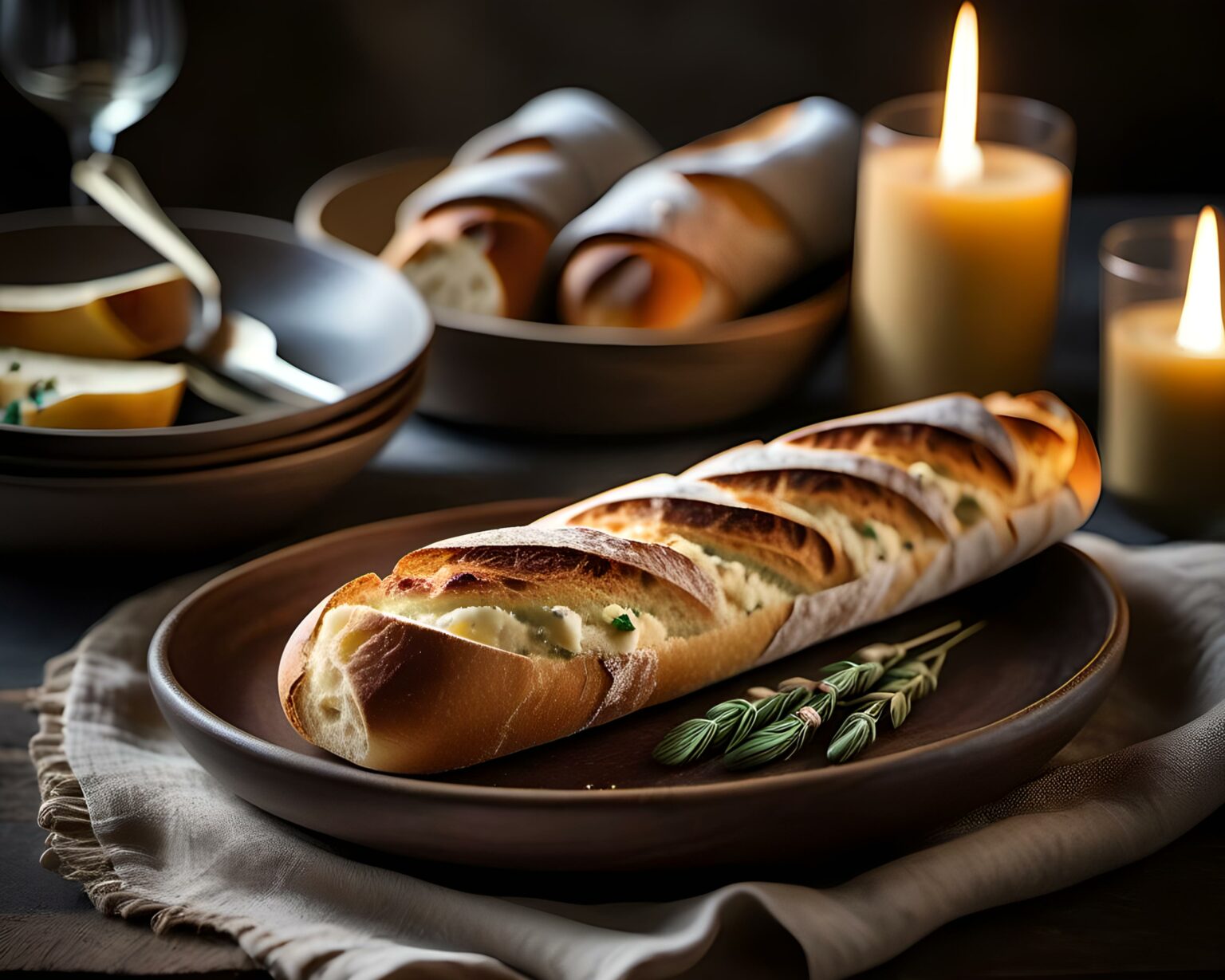 Selbstgemachtes Knoblauchbaguette mit Tomatensuppe - Einfach und Lecker ...