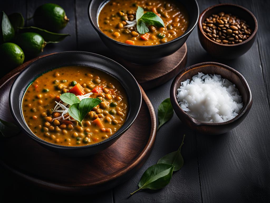 linsensuppe mit kokonussmilch