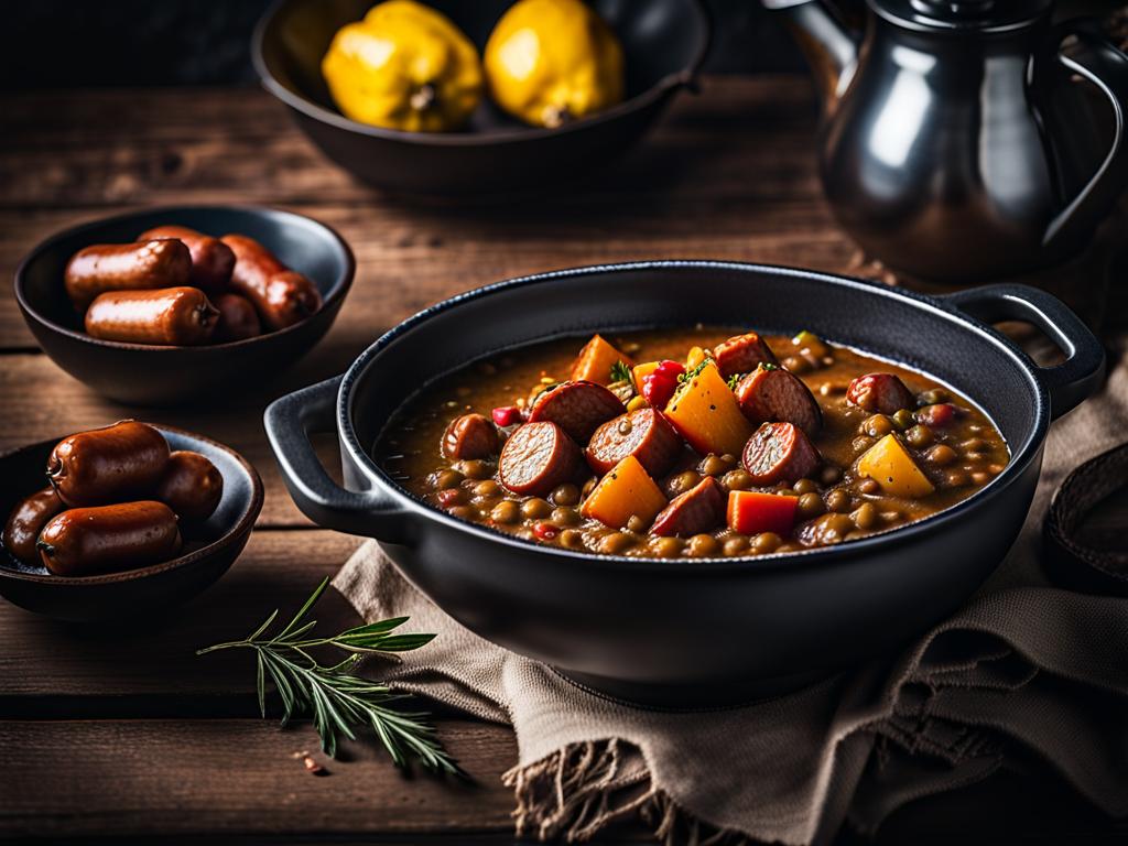linsensuppe mit würstchen