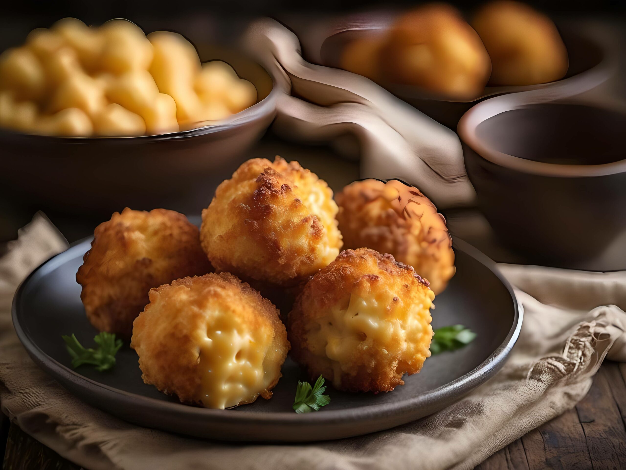 Unwiderstehlich knusprige Mac n Cheese Balls