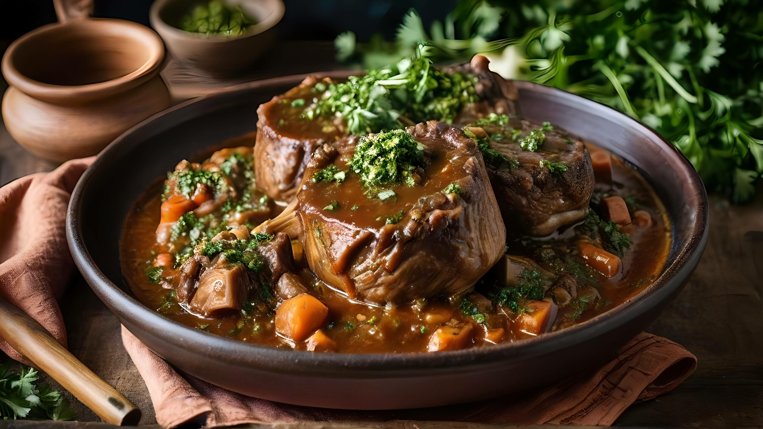 Authentisches Ossobuco à la Milanese für wahre Feinschmecker