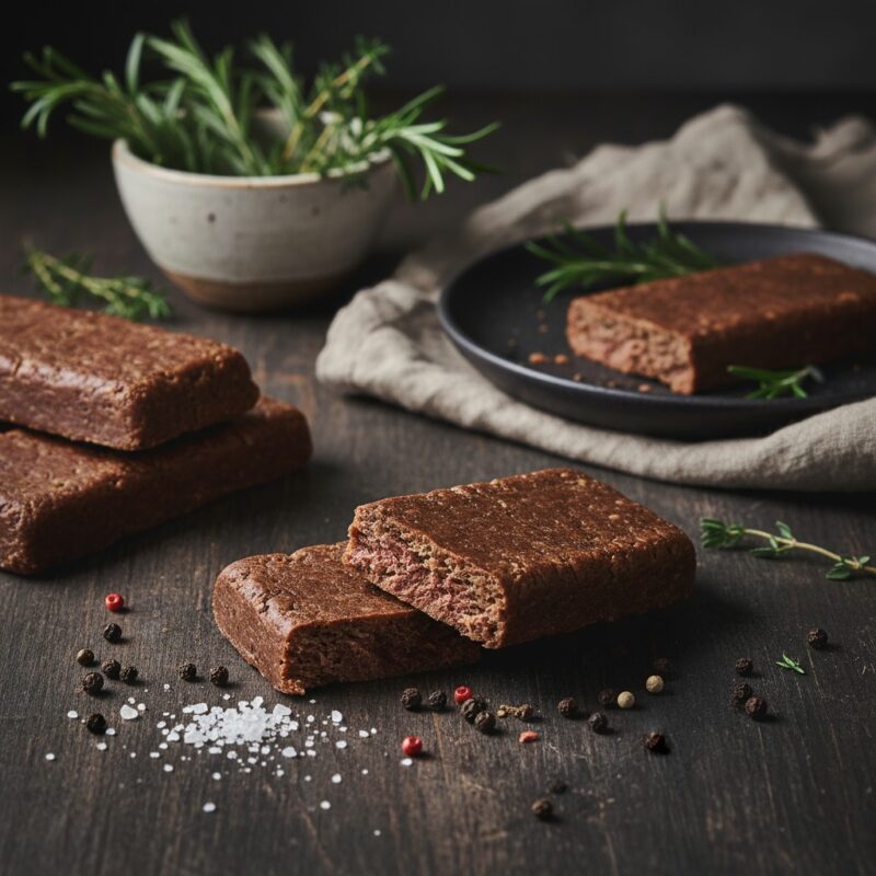 proteinriegel ohne zucker aus fleisch