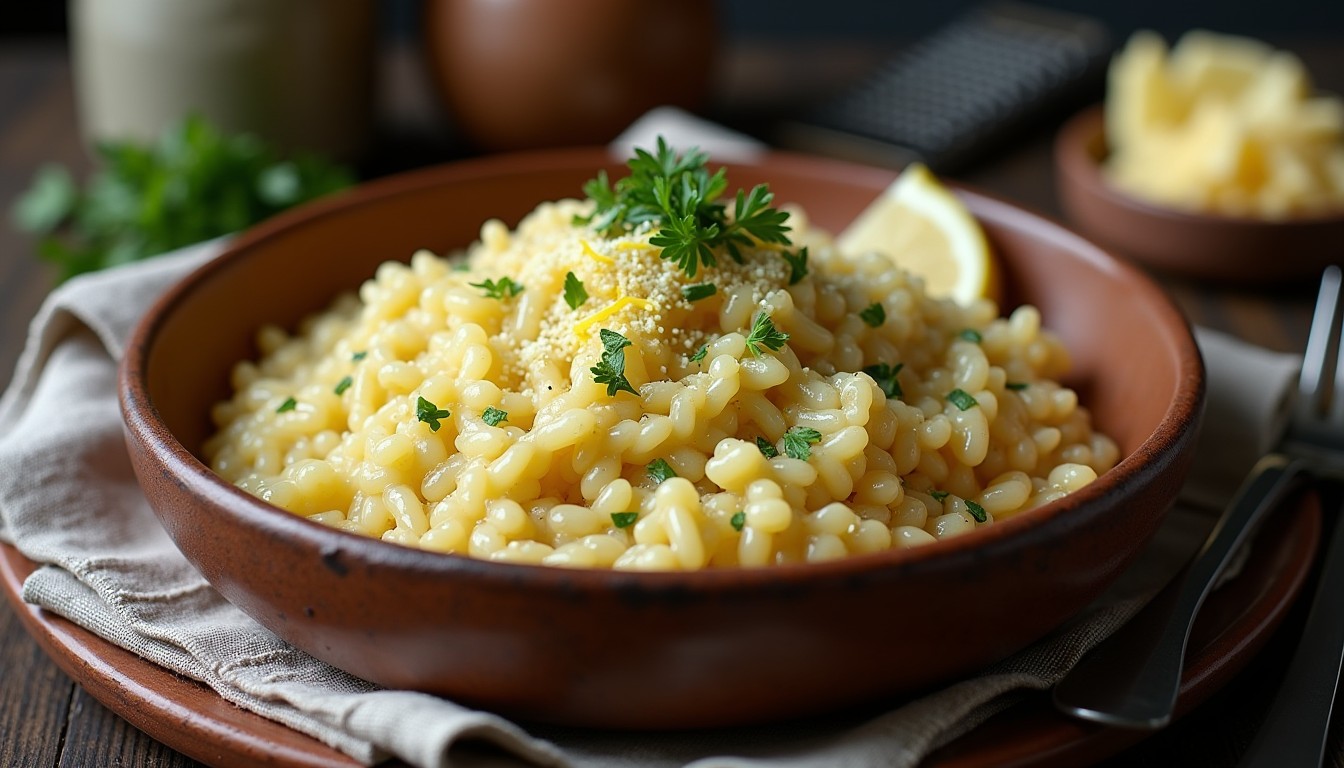 knochenbrühe risotto