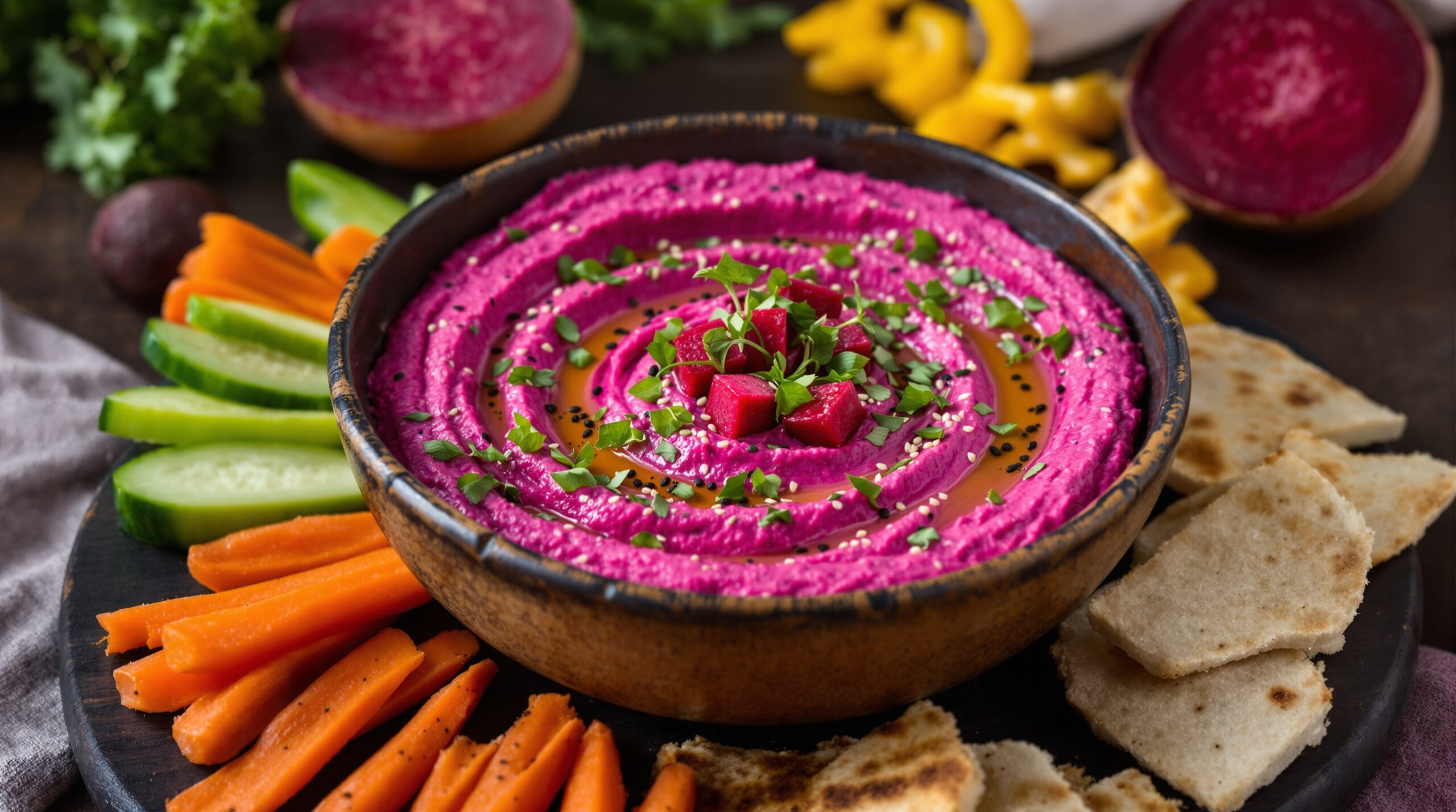 rote beete hummus