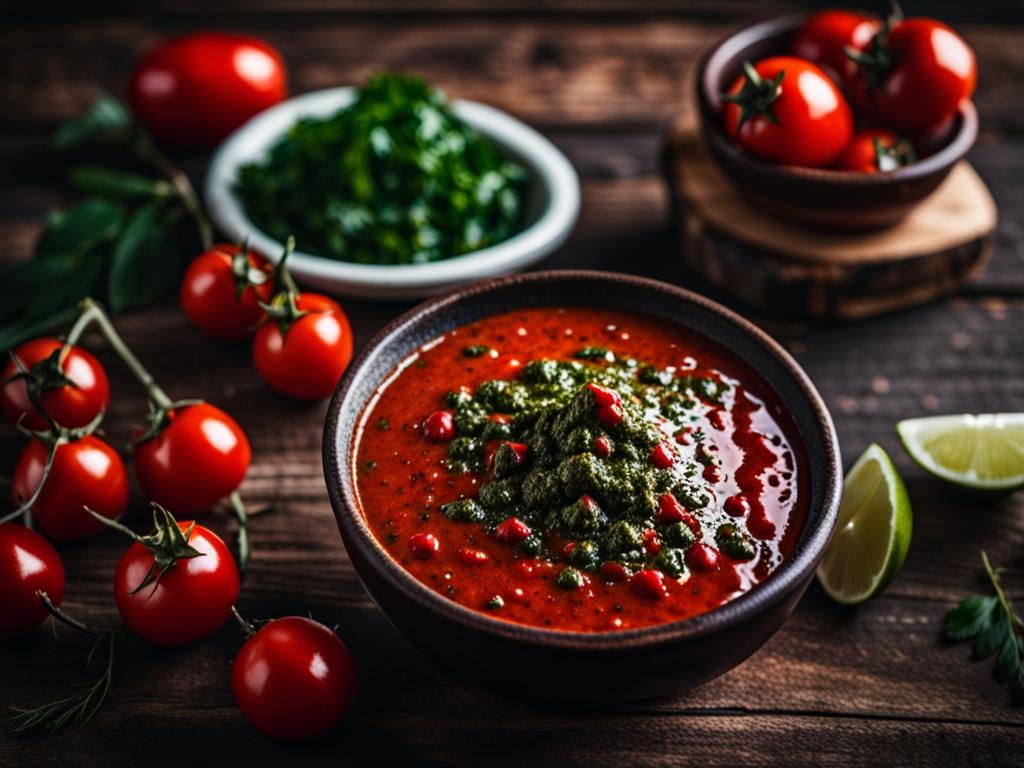 rotes chimichurri schnell und einfach