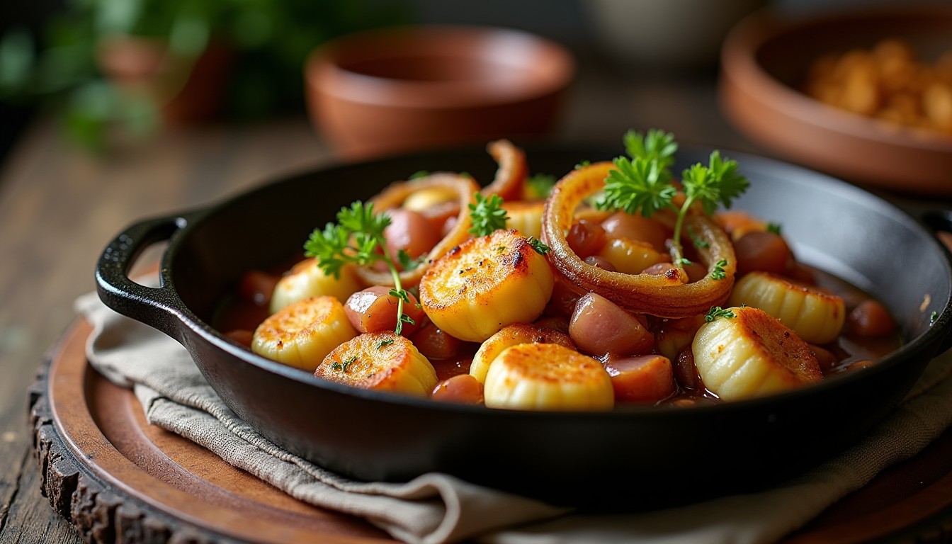 schupfnudeln mit speck und zwiebeln