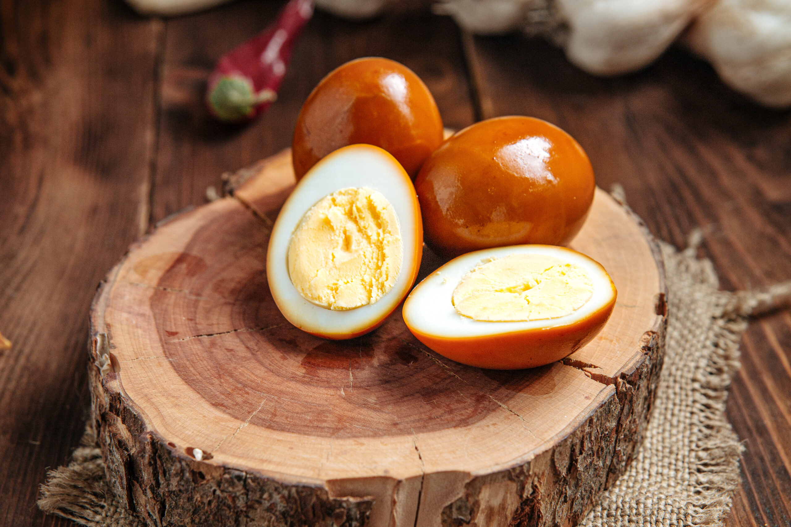 Umami Eier – Marinierte Eier mit Umami Boost • Grizzly Foods