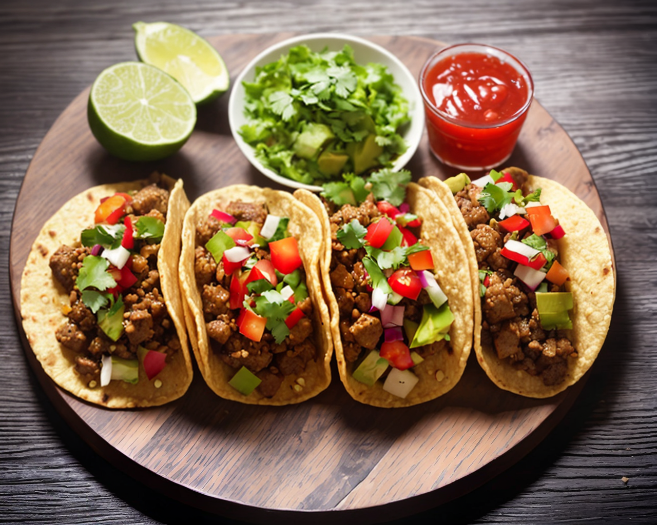 Vegane Tacos mit Vegan Jerky