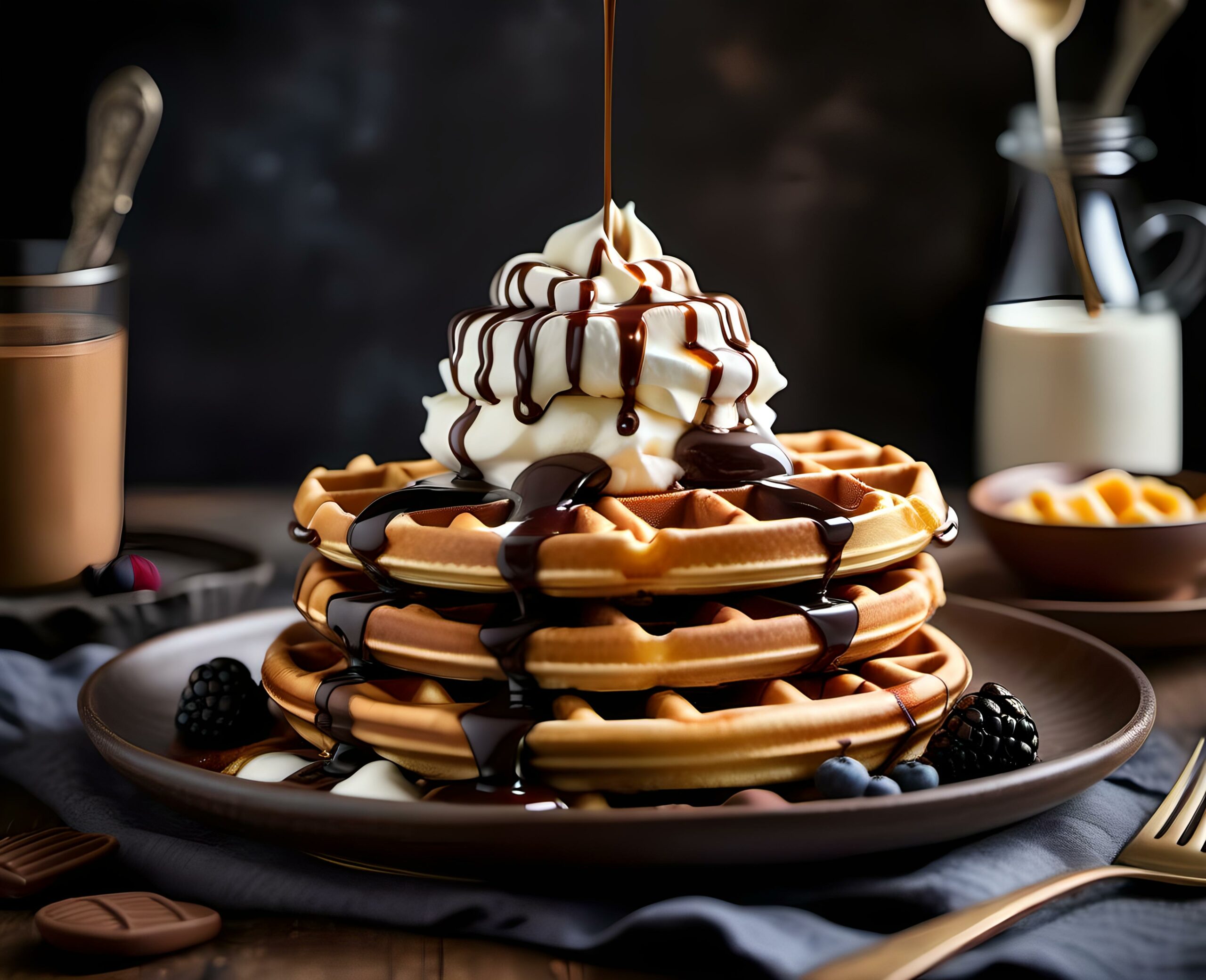 Selbstgemachter Waffelteig für knusprigen Waffelgenuss • Grizzly Foods